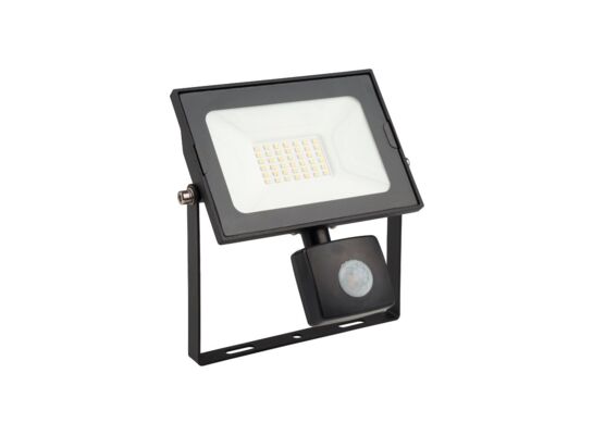 Oprawa naświetlacz LED RINO 30W z czujką ruchu PIR 4000K 2400lm czarny INQ