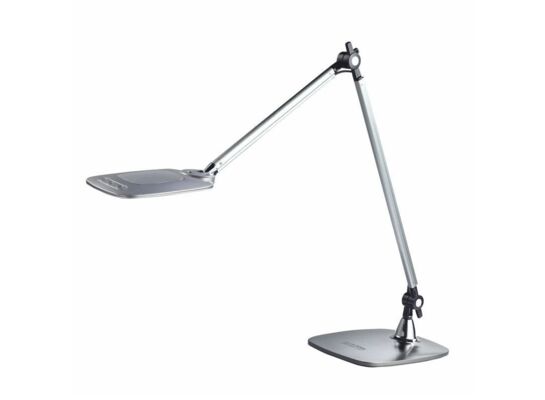 Lampka biurkowa LED SORO 2 kreślarska alu z klipsem Nilsen