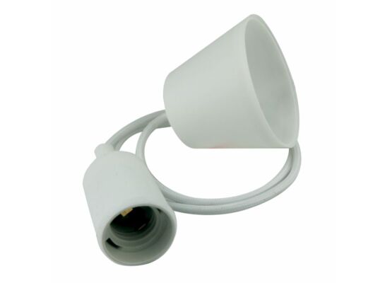 Oprawka E27 biała z kablem RIKO ELEKTRO