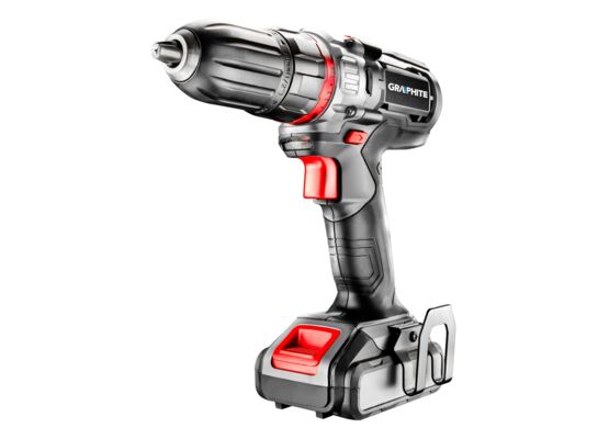 Wiertarko - wkrętarka akumulatorowa 18 V, Li-Ion / 2,0 Ah, walizka GRAPHITE