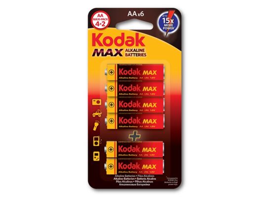 Bateria AA/LR6 1,5 V (4+2) KODAK MAX