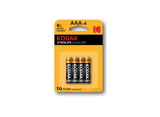 Bateria AAA/LR03 1,5 V KODAK XTRALIFE ALKALINE 4 szt.