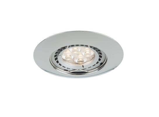 Oczko sufitowe Dina111-CH okrągłe chrom OZZO