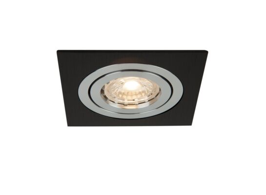 Oczko sufitowe Mino 222-BL kwadratowe czarne OZZO