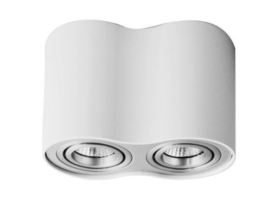 Oprawa sufitowa IVO 2W/CH tuba biała chrom OZZO