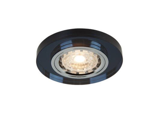 Oczko sufitowe VIDI 11G-B/CH okrągłe czarny chrom OZZO