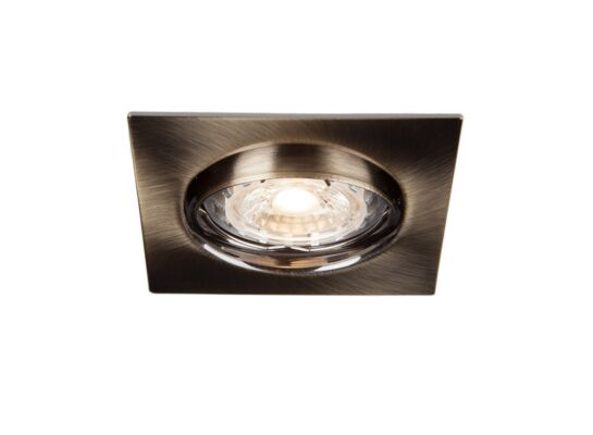 Oczko sufitowe Movi 221-AB kwadratowe patynowany mosiądz OZZO