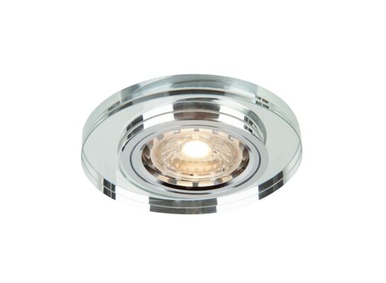 Oczko sufitowe VIDI 11G-S/CH okrągłe srebrny chrom OZZO