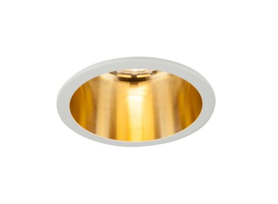 Oczko sufitowe VITA S 112WH-G okrągłe biało-złote OZZO