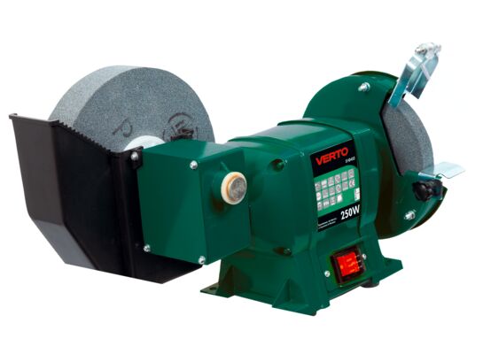 Szlifierko - osełka stołowa 250 W, ściernice 150 x 12,7 / 200 x 20 mm VERTO