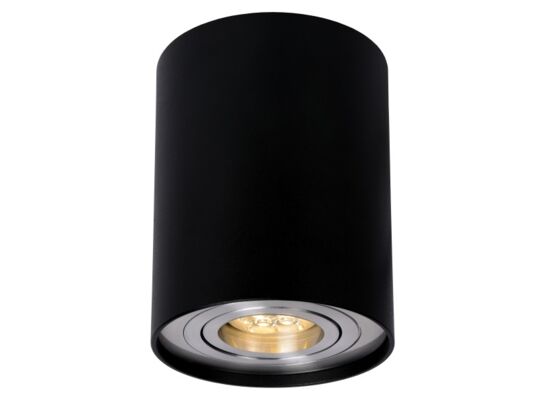 Oprawa sufitowa IVO 1B/AL tuba czarna/aluminium OZZO