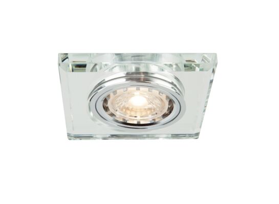 Oczko sufitowe VIDI 12G-S/CH kwadratowe srebrny chrom OZZO