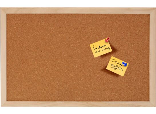 Tablica korkowa 30 x 45 cm z materiałem montażowym