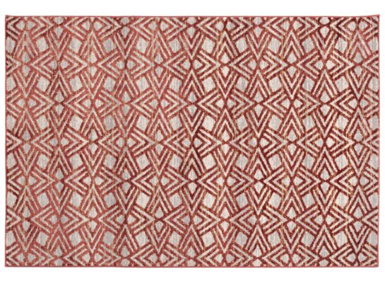 Dywan Zoe 67 x 120 cm bordowo-szary