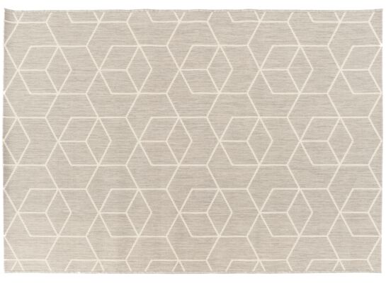 Dywan Patio 120 x 170 cm heksagony jasno szare 31662/639