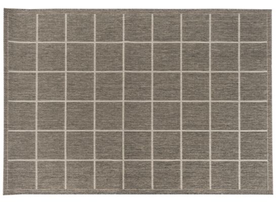 Dywan Patio 80 x 150 cm kratka ciemny szary 31612-391