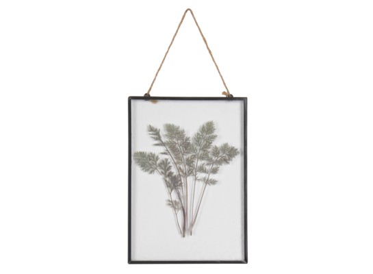 Obraz szklany KORA 13 x 18 cm czarna