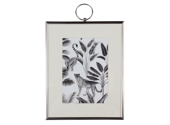 Ramka na zdjęcia SAVANA 20 x 30 cm metal srebrna