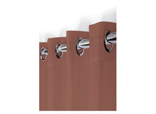 Firana na kółkach Zinnia 140 x 260 cm terakota