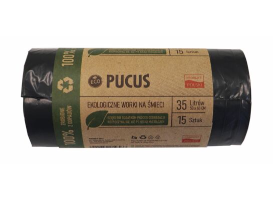Worek na śmieci Eco Ldpe 35 l 15 szt. Pucuś