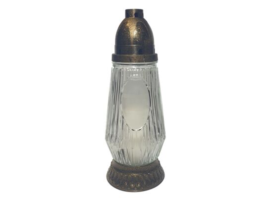 Znicz szklany 28,5 cm LW Z-421 bezbrawny