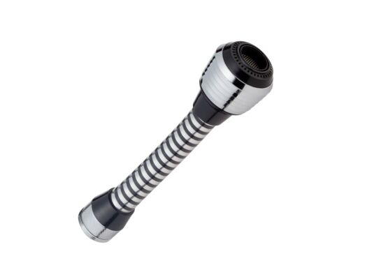 Przyłącze kuchenne z reduktorem M22/M24-dwustrumieniowe PVC chrom