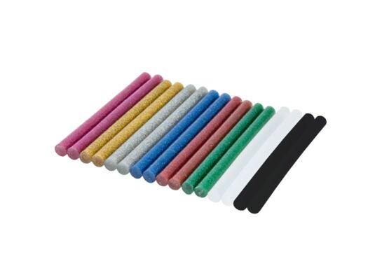 Wkład klejowy uniwersalny srebrny brokat 8 szt. 8 x 100 mm