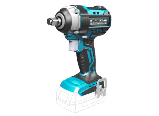 Klucz udarowy bezszczotkowy 1/2" akumulatorowy 18 V DEDRA SAS+ALL