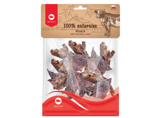 Przysmak dla psa płuca 100 g Maced
