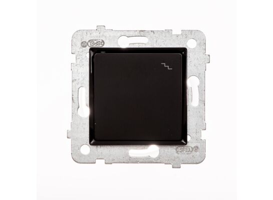 Łącznik schodowy ROSA bez ramki czarny mat