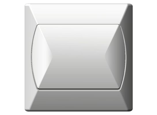 Łącznik jednobiegunowy AKCENT biały