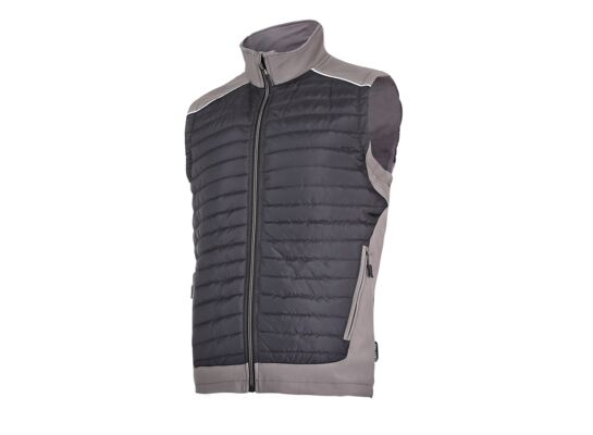 Bezrękawnik ocieplany czarno-khaki "2XL" CE LAHTI