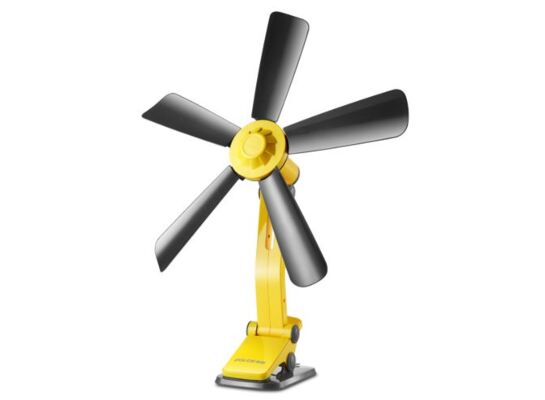 Wentylator z klipsem żółto-czarny 7 W