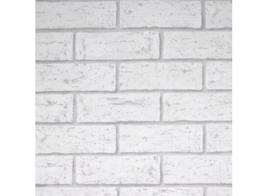 Tapeta winylowa na flizelinie 53 cm 10,05 m biała cegła