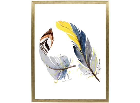 Fotografia "Feather ethnic 1" 30 x 40 cm