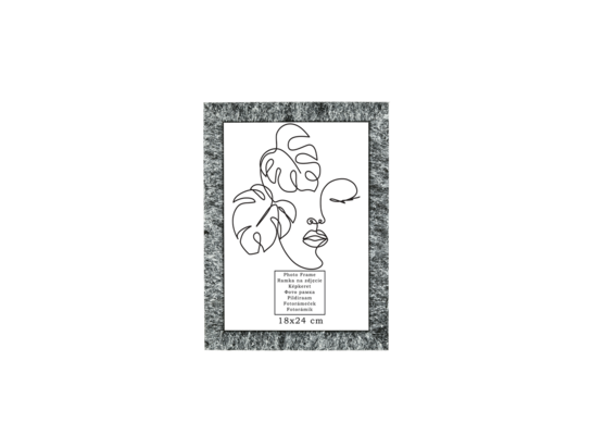 Ramka na zdjęcie marmur biały 18 x 24 cm