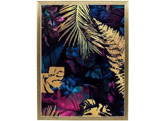 Fotografia "Purple jungle gold" 30 x 40 cm