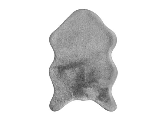 Dywan sztuczna skórka 60 x 90 cm grafitowy