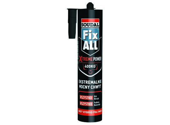 Klej hybrydowy FIX ALL X-TREME POWER 290 ml Soudal
