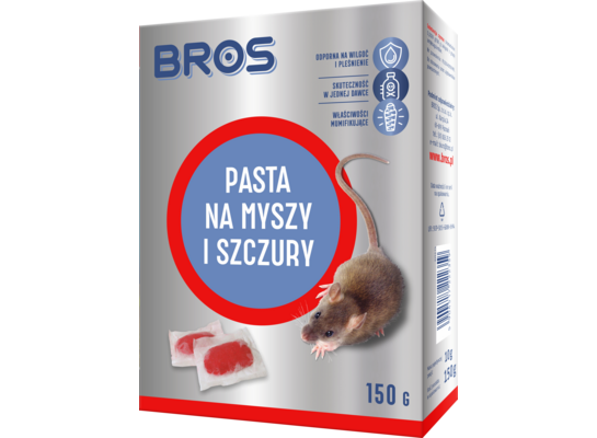 Pasta na myszy i szczury 150 g Bros