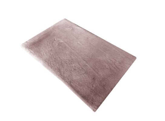 Dywan futrzany 60 x 90 cm pudrowy róż