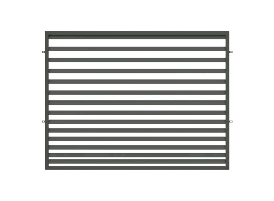 Przęsło Daniel 2 m h150 cm stal ocynk+RAL7016 struktura