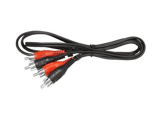 Przewód przyłączeniowy 2 x RCA 1,8 m
