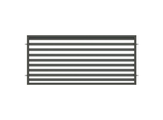 Przęsło Daniel 2 m h90 cm stal ocynk+RAL7016 struktura