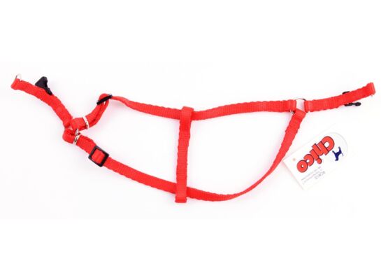 Szelki taśma regulowane 50 cm czerwone CHICO