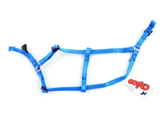 Szelki taśma regulowane 50 cm niebieskie CHICO