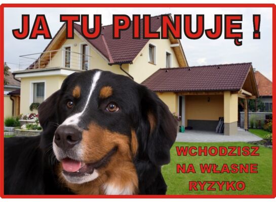 Tabliczka "Ja tu pilnuję" BERNEŃCZYK Rokus