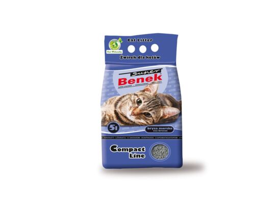 Żwirek Super Benek 5 l Compact Zap.(ciem.niebieski