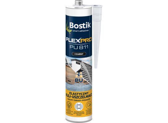 Klej uszczelniacz FlexPro PU811 czarny 300 ml Bostik