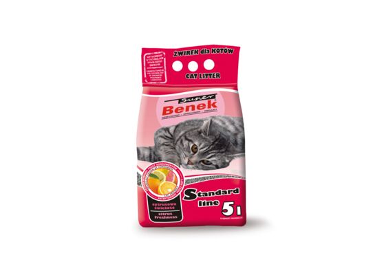 Żwirek Super Benek 10 l Cytrusowa Świeżość